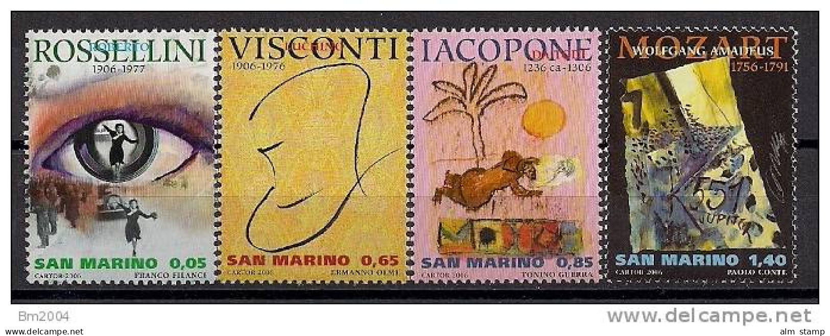 2006 San Marino Mi. 2276-9 **MNH - Unused Stamps