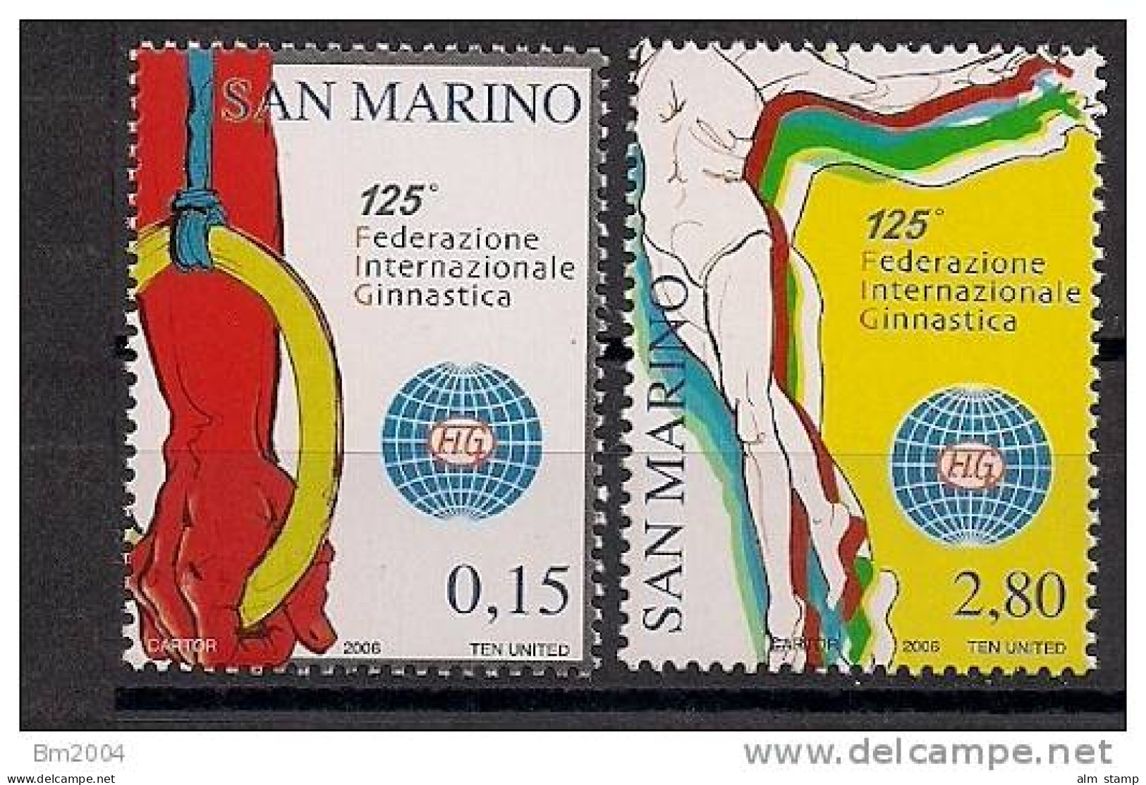 2006 San Marino Mi. 2272-3 **MNH - Unused Stamps