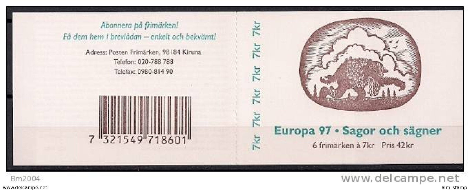 1997 Schweden Mi. MH 228  Used - 1997