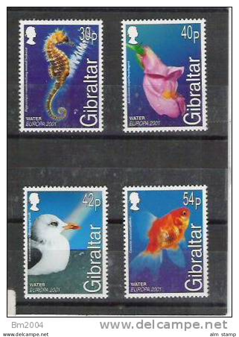 2001 Gibraltar Mi 962-5 *MNH   Europa - 2001