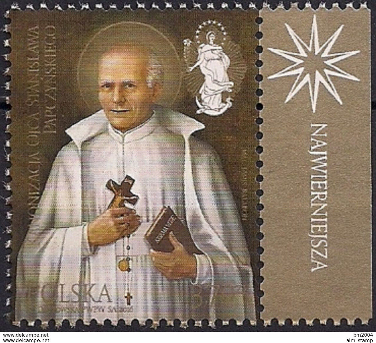 2016 Polen Mi.  4840 **MNH   Heiligsprechung Von Staniski. - Nuovi