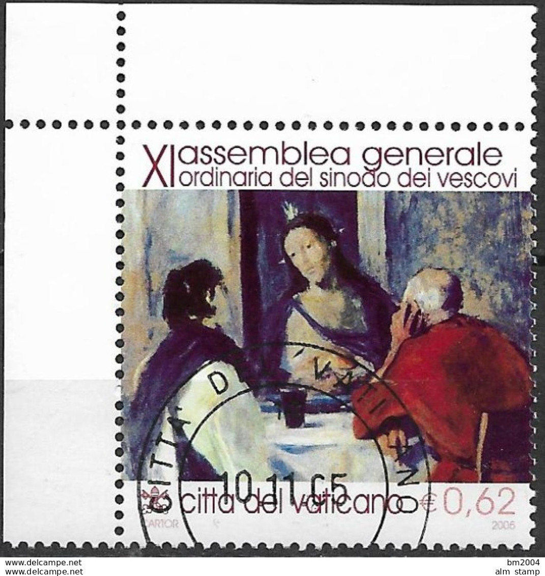 2005. Vatikan Mi. 1533 FD-used    11. Ordentliche Generalversammlung Der Bischofssynode - Used Stamps