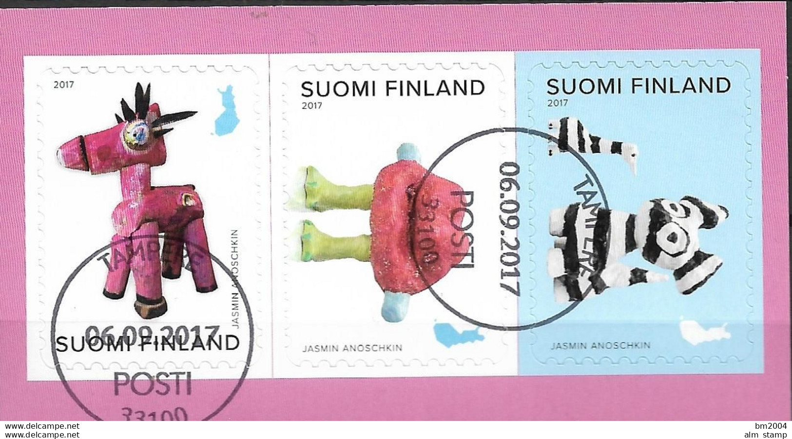 2017 Finnland Mi. 2529-31 FD-used Post Art - Gebraucht