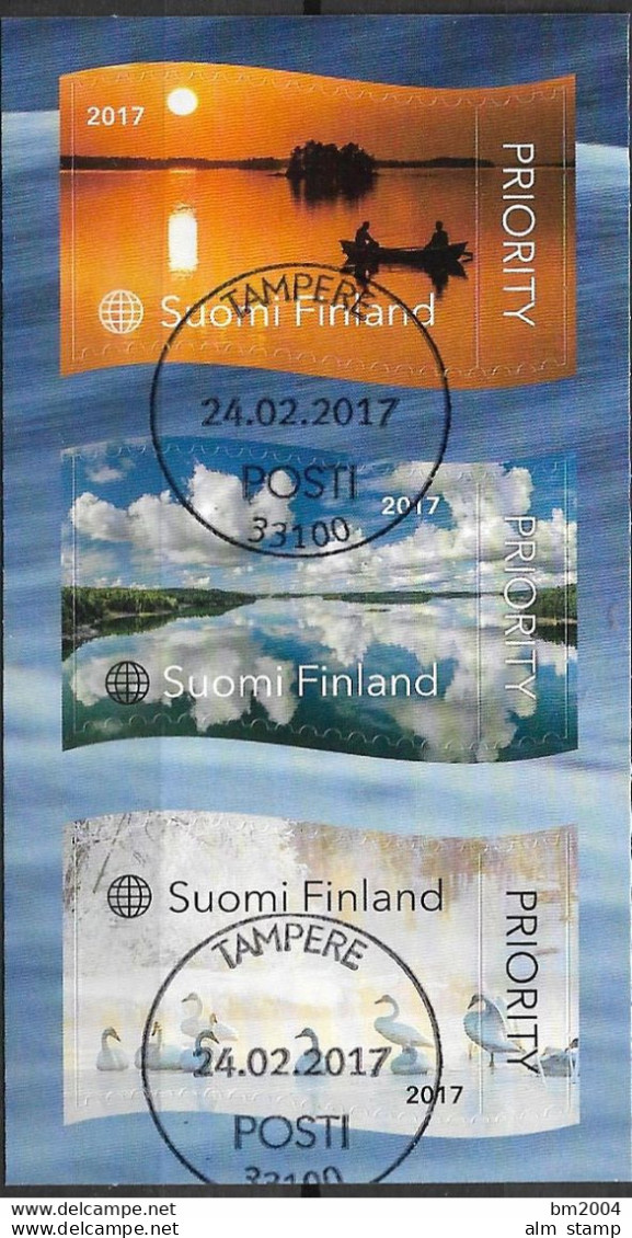 2017 Finnland Mi. 2494-6 FD-used  Der Klang Der Stille. - Used Stamps