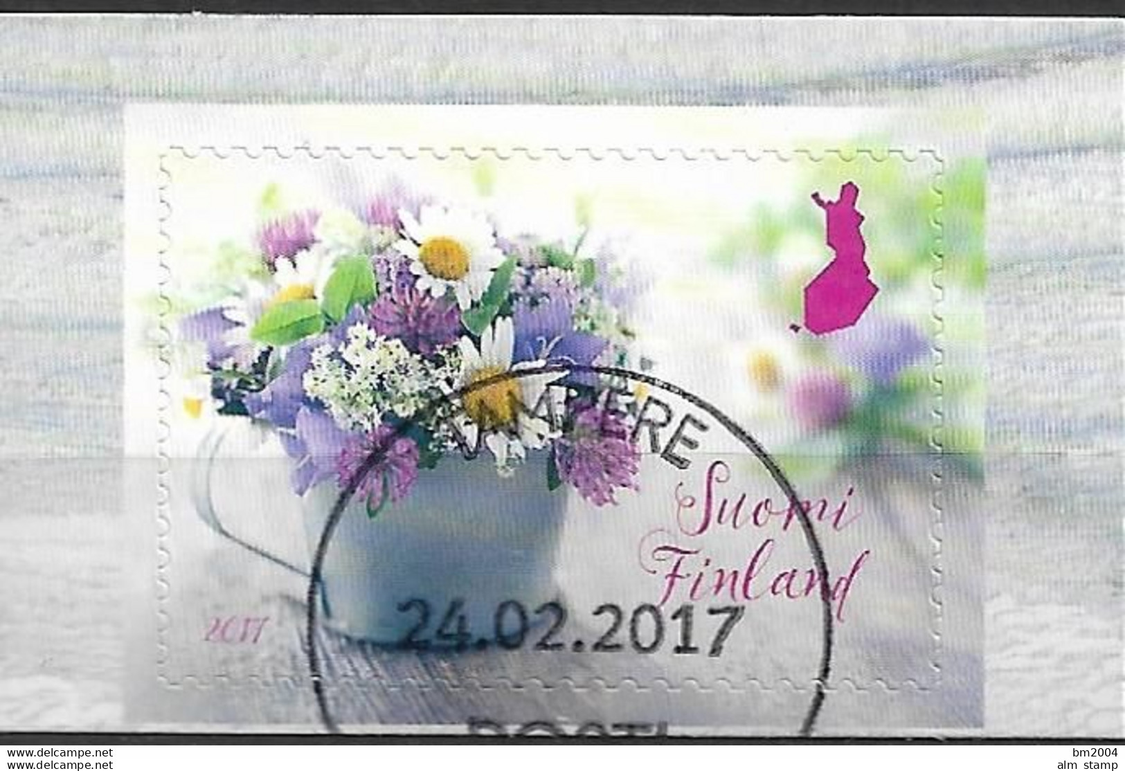 2017 Finnland Mi. 2493 FD-used  Sommerblumen - Usados