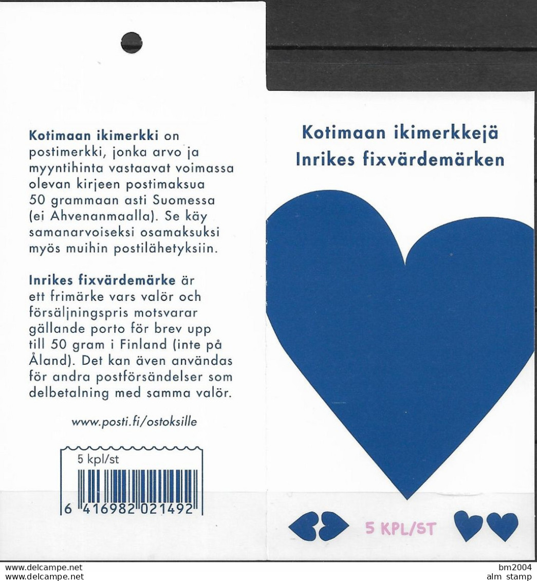 2017 Finnland Mi. 2485-9 FD-used    Valentinstag - Usados