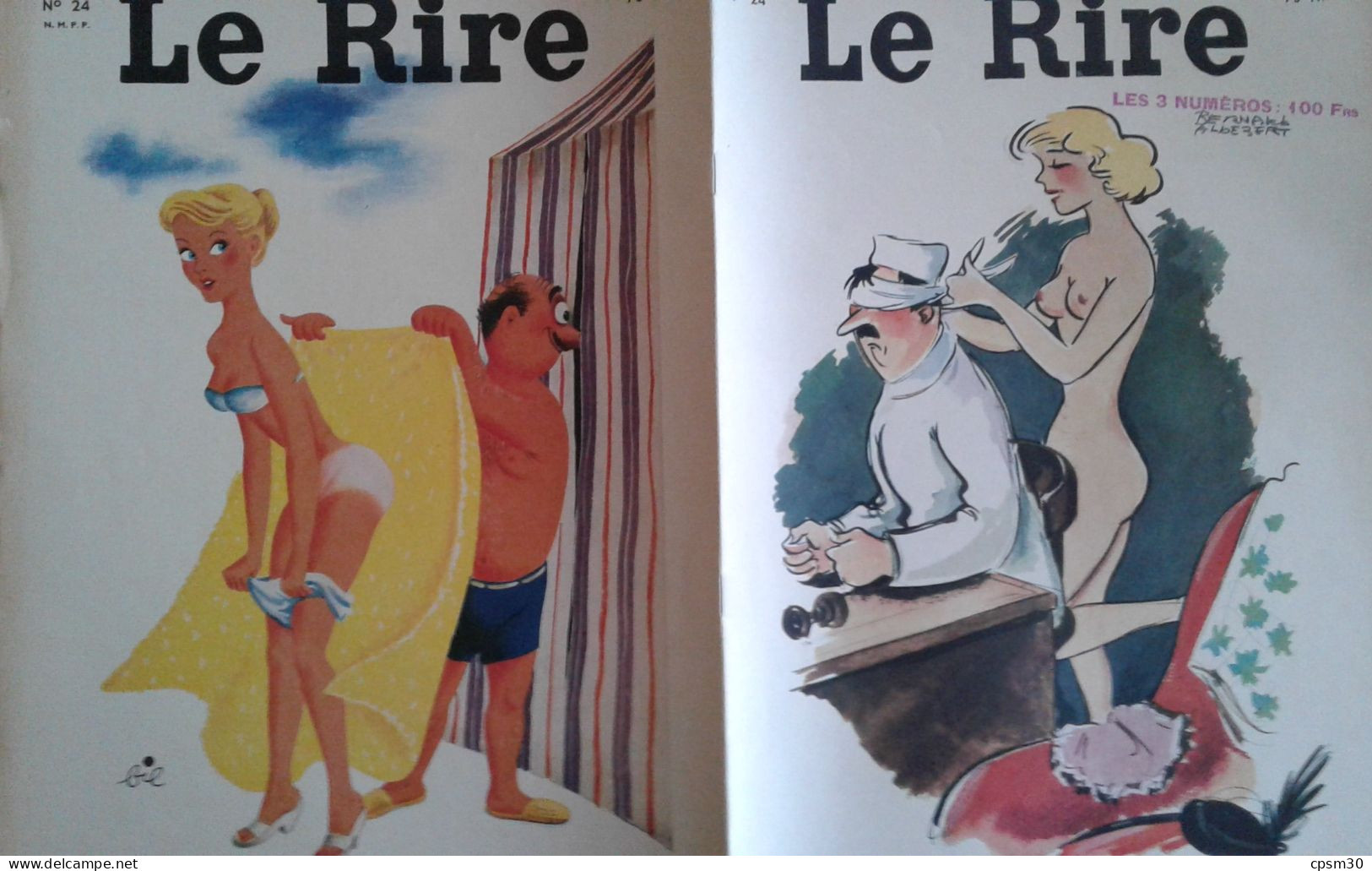 Revue LE RIRE - Trois Revues De 1953 Et 1954 - Brenet Et Peynet (dessin Nus) Histoires Drôles - Humor