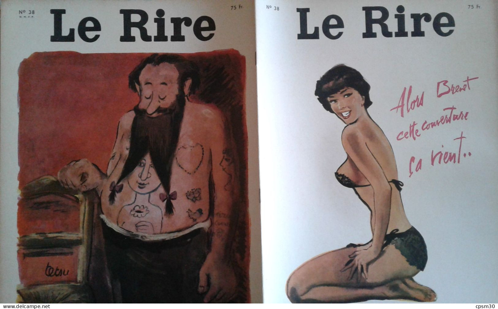 Revue LE RIRE - Trois Revues De 1953 Et 1954 - Brenet Et Peynet (dessin Nus) Histoires Drôles - Humor