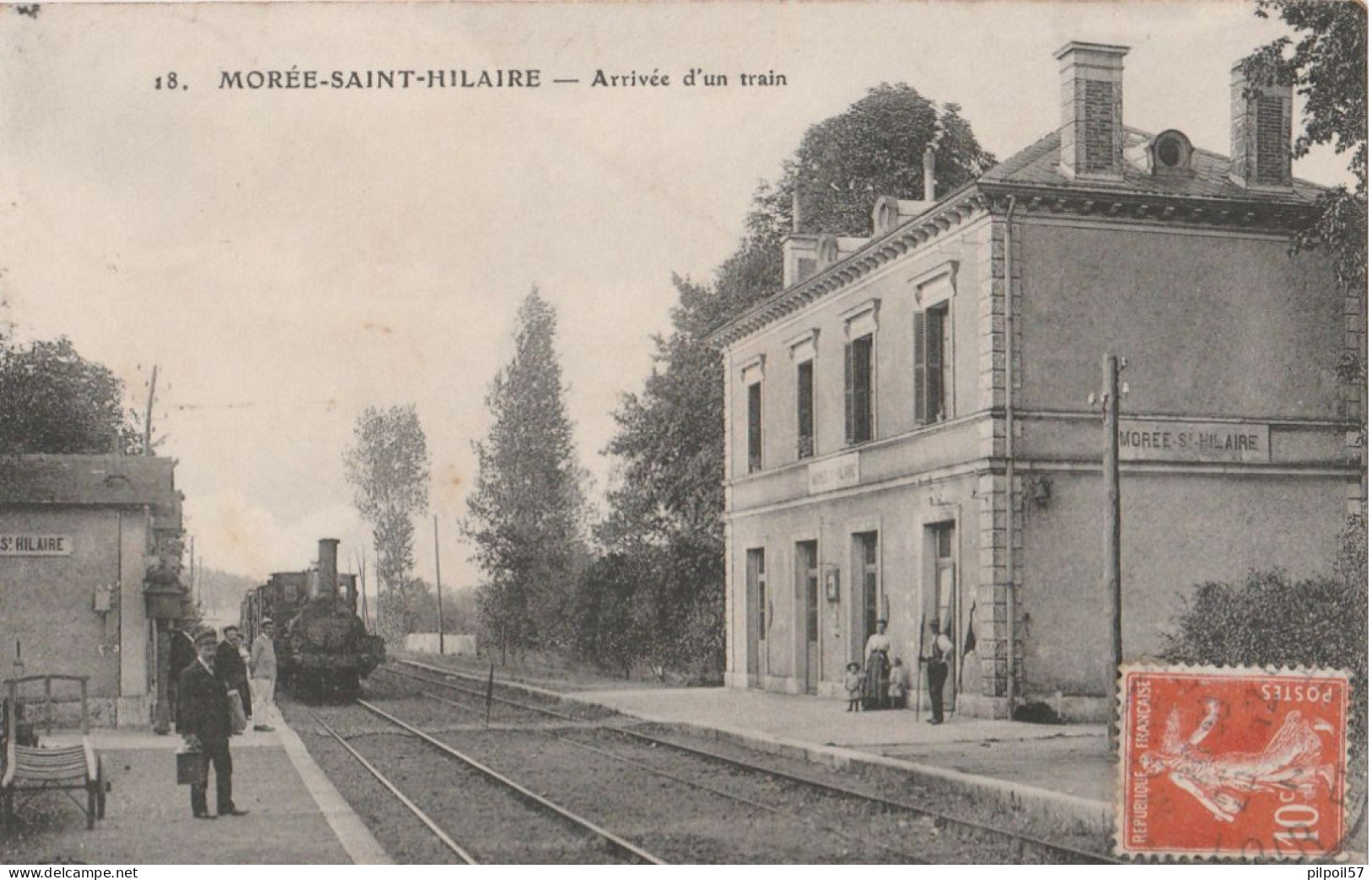 41 - MOREE SAINT HILAIRE - Arrivée D'un Train - Moree