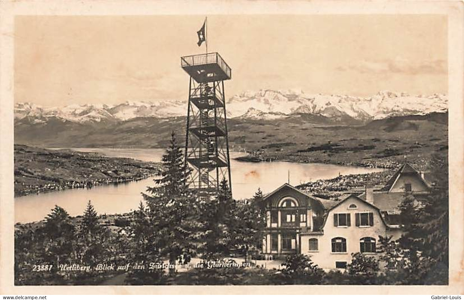 Uetrilerg Zürich Zürichsee Glarneralpen 1928 - Zürich