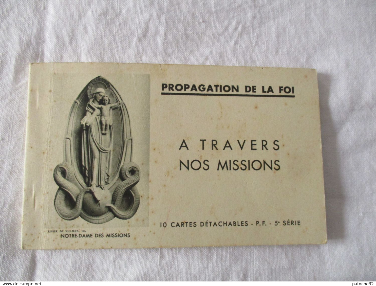 Carnet De 10 Cartes Postales..(complet)..Propagation De La Foi..a Travers Nos Missions..afrique,asie,océanie...1927.. - Missions