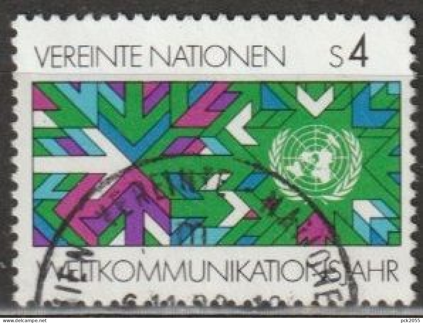 UNO Wien 1983 MiNr.29 O Gest. Weltkommunikationsjahr ( 2114 ) - Usados