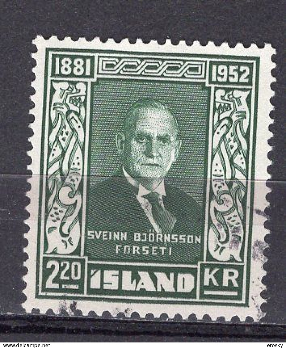 Q1073 - ISLANDE ICELAND Yv N°240 - Used Stamps