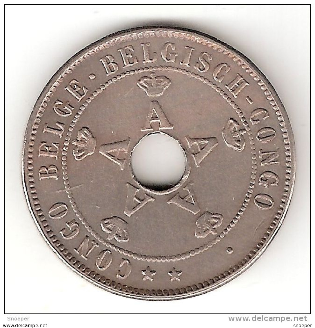 Belgian Congo 20 Centimes 1911 Km 19   Xf +!!! Look !!!! - 1910-1934: Alberto I