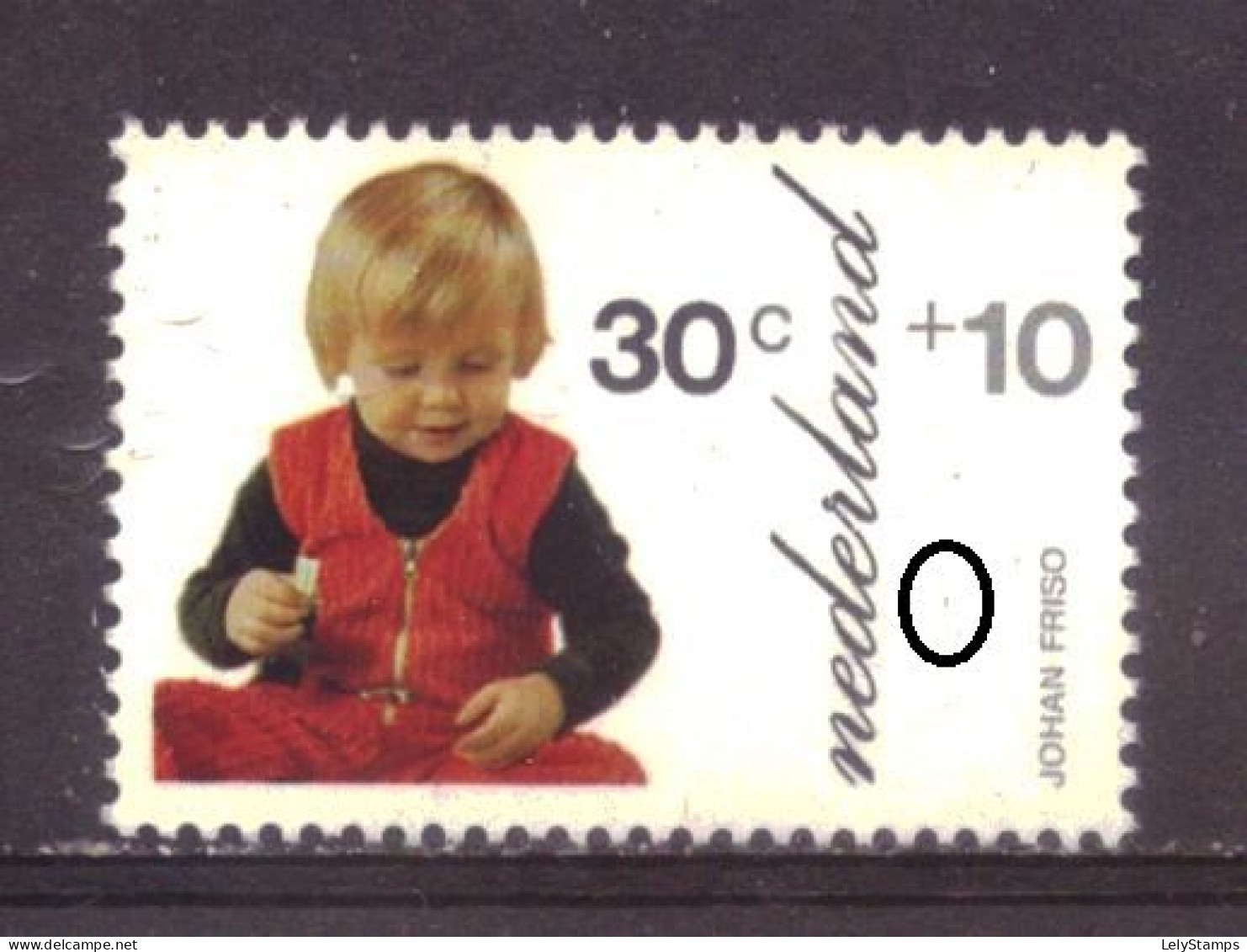 Nederland / Niederlande / Pays Bas NVPH 1021 PM2 Plaatfout MNH ** (1972) - Variétés Et Curiosités