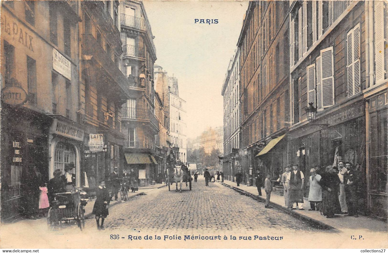 PARIS-75011-RUE DE LA FOLIE MERICOURT A LA RUE PASTEUR - Distrito: 11