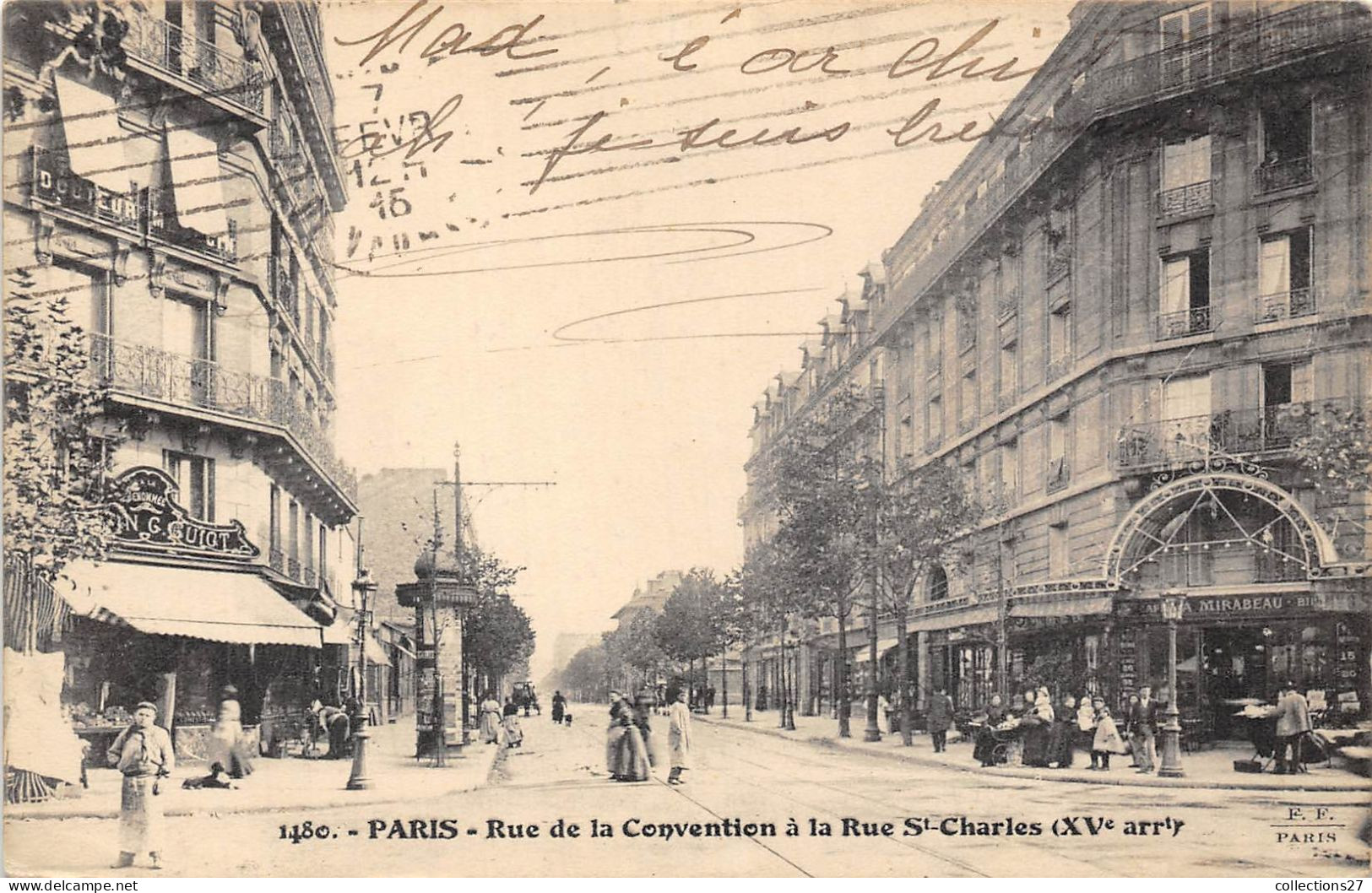 PARIS-75015- RUE DE LA CONVENTION A LA RUE SAINT-CHARLES - Paris (15)