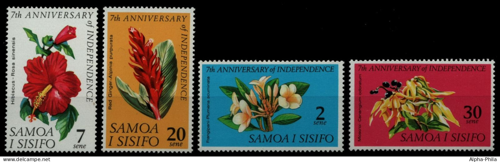 Samoa 1969 - Mi-Nr. 191-194 ** - MNH - Blumen / Flowers - Samoa Americana