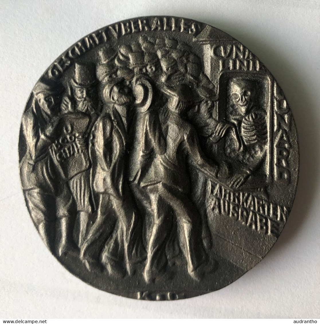 Médaille Commémorative Du Naufrage Du 5 Mai 1915 Du Paquebot LMS Lusitania - Artiste Allemand Karl Goetz - Grossbritannien