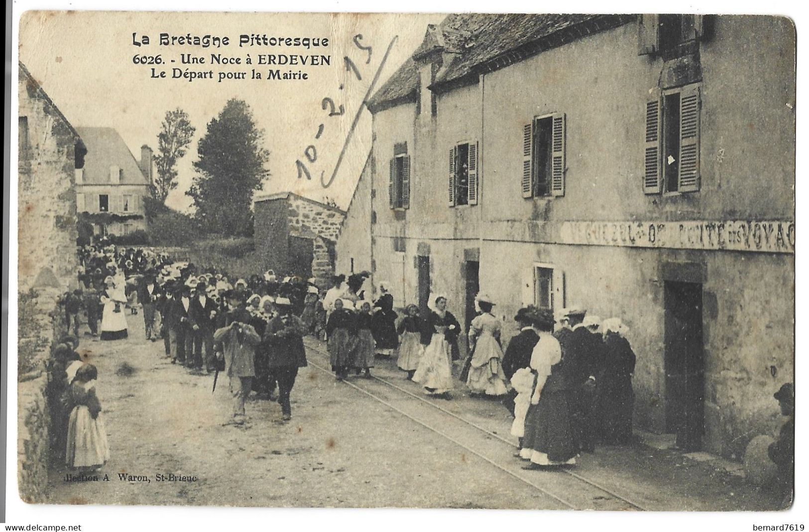 56 Erdeven -  Une Noce A Erdeven - Le Depart Pour La Mairie - Erdeven