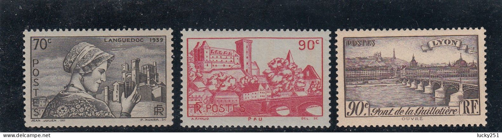 France - Année 1939 - Neuf** - N°YT 448/50** - Sites Et Paysage - Neufs