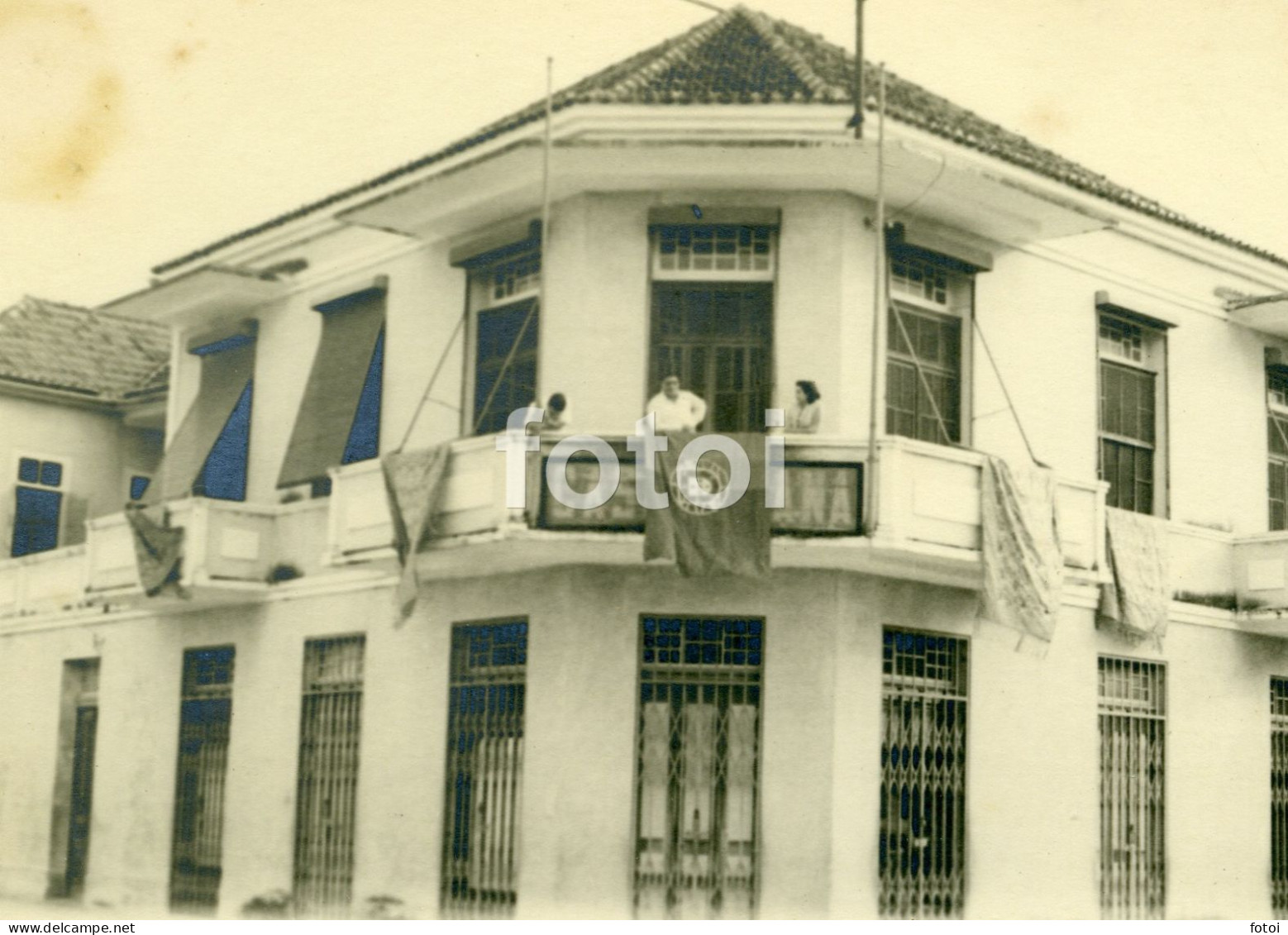 1953 OLD PHOTO POSTCARD  CASA SAO TOME THOME AFRICA - Sao Tome Et Principe