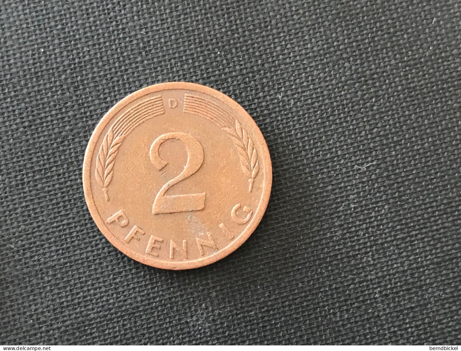 Münze Münzen Umlaufmünze Deutschland BRD 2 Pfennig 1973 Münzzeichen D - 2 Pfennig