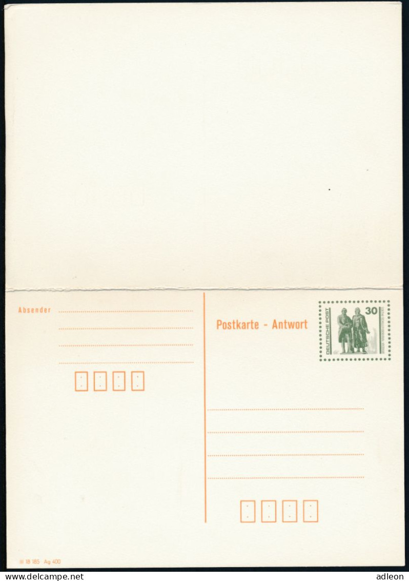 RDA - Entier Postal / DDR - Ganzsachen Mi.Nr. P 108 ** - Postkarten - Ungebraucht