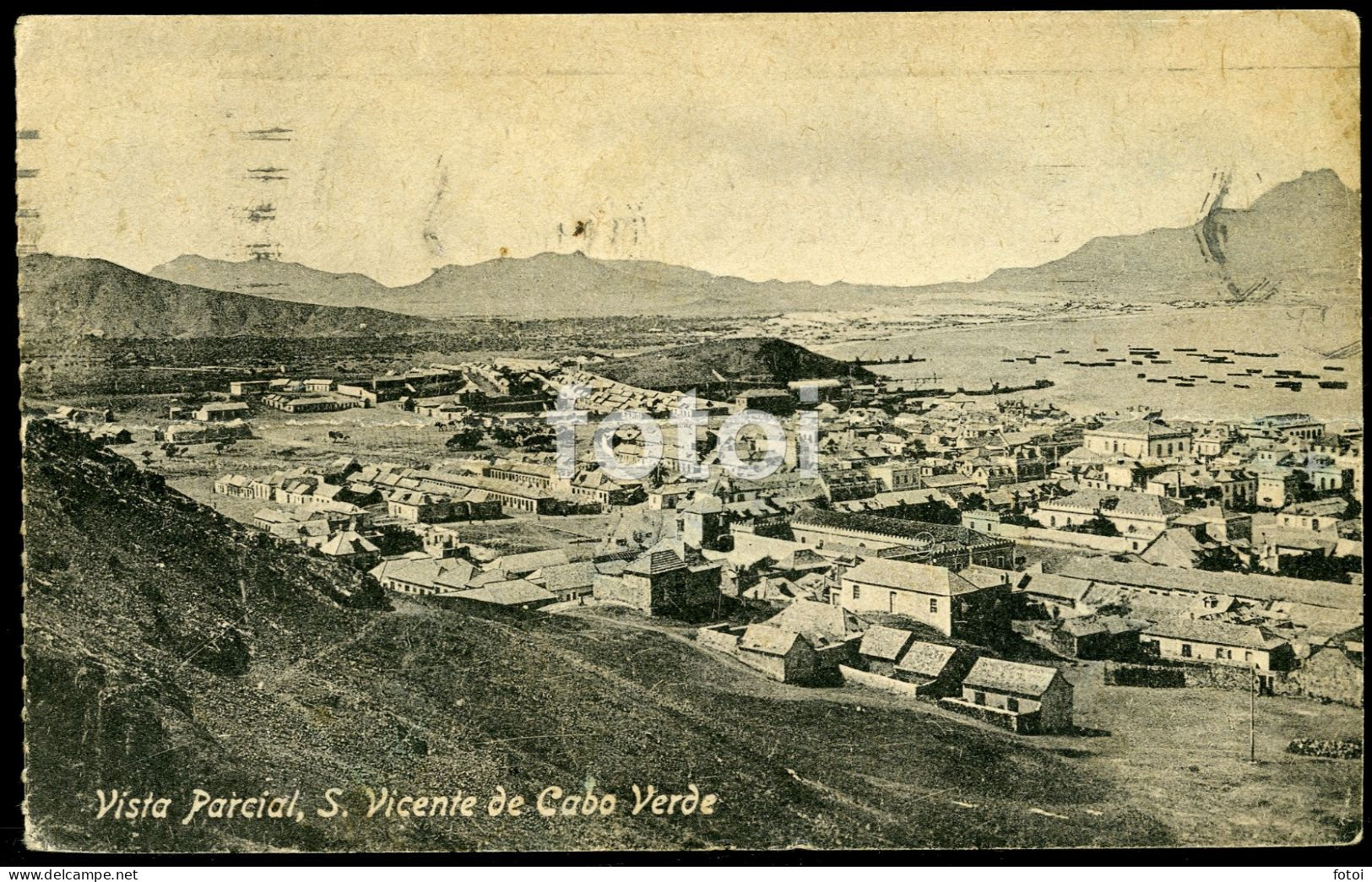 OLD POSTCARD SAO VICENTE CABO CAPE VERDE AFRICA  POSTAL CARTE POSTALE - Cap Vert