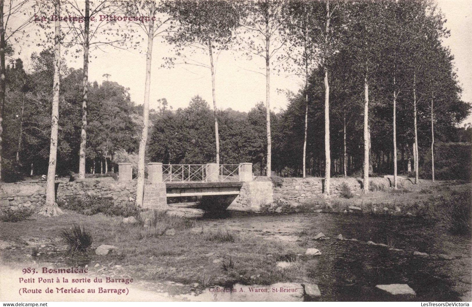 FRANCE - Bosméléac - Petit Pont à La Sortie Du Barrage - Carte Postale Ancienne - Bosméléac