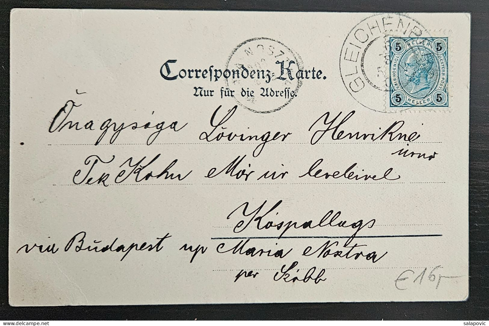 Austria, Gruss Aus Gleichenberg Emmaquelle 1903  R1/33 - Bad Gleichenberg