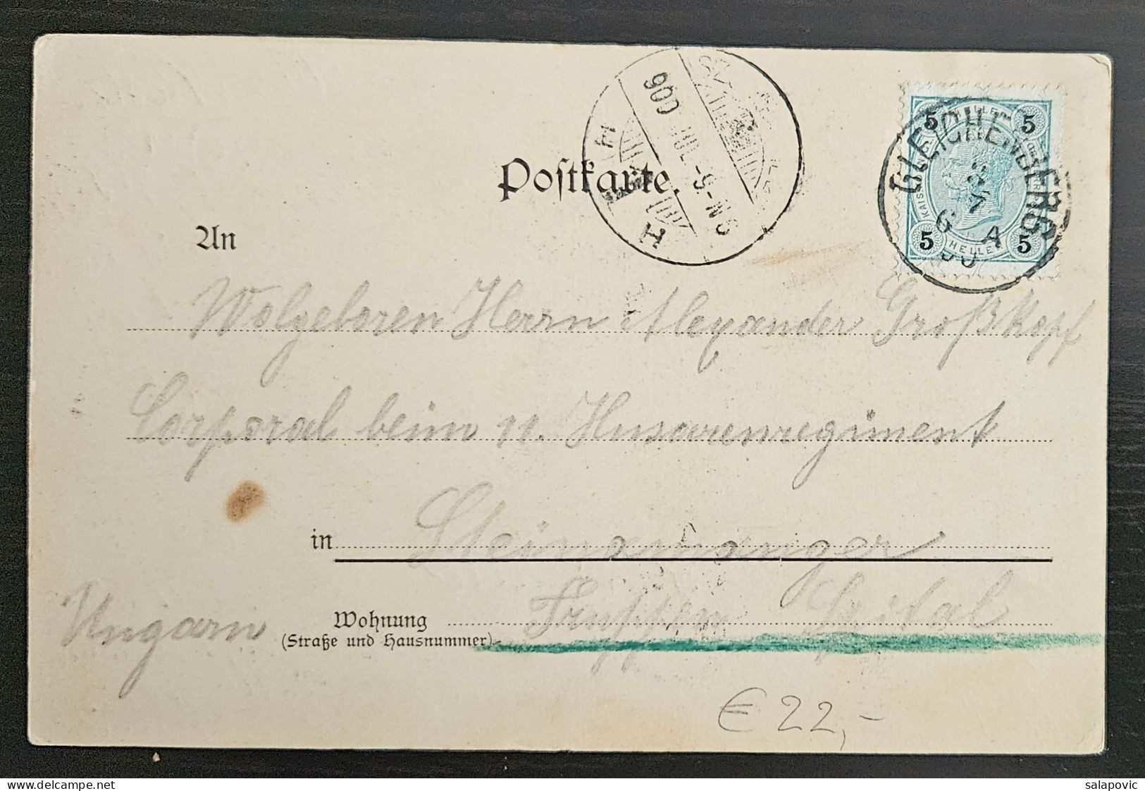 Austria, Gruss Aus Gleichenberg Emmaquelle 1900  R1/34 - Bad Gleichenberg