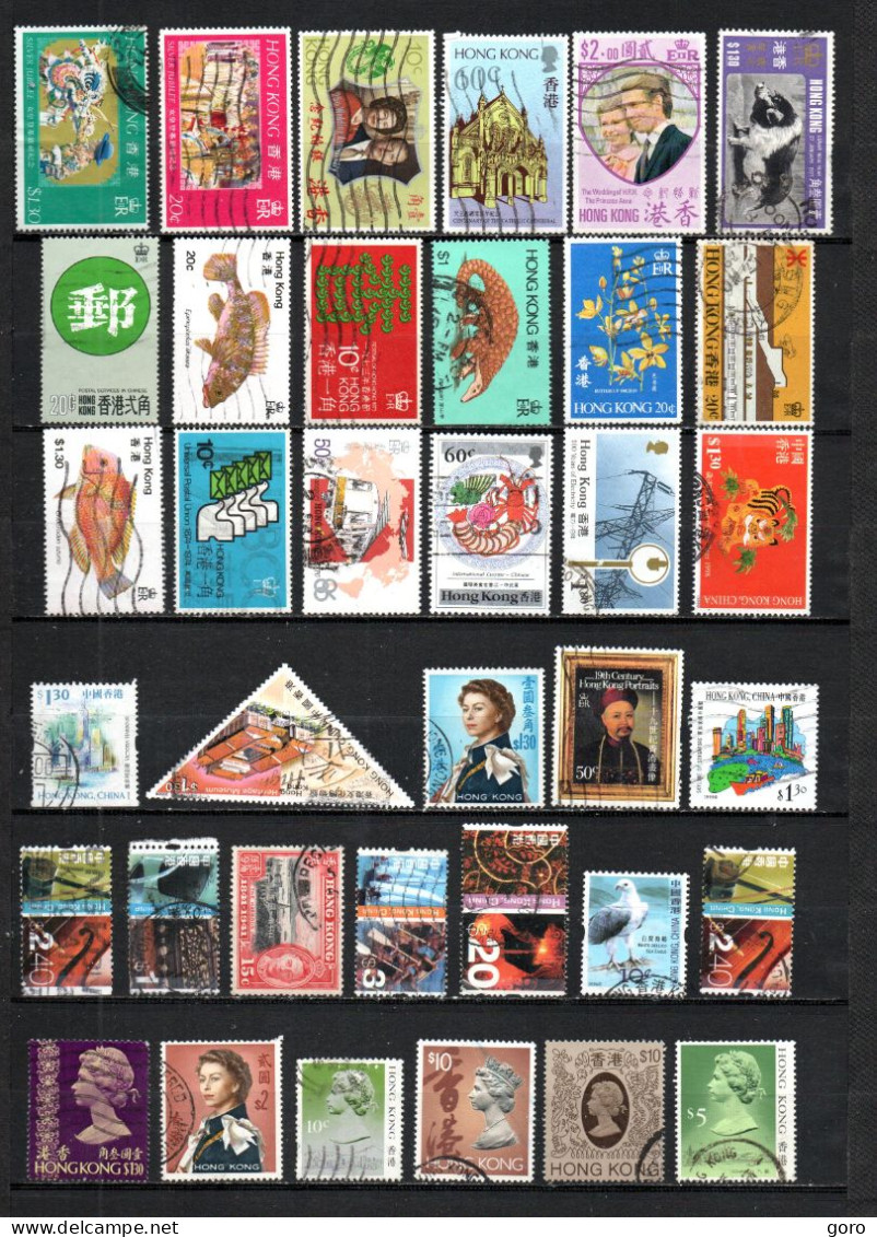 Hong  Kong  .-  Lote  Nº   7    .-   36   Sellos - Collections, Lots & Series