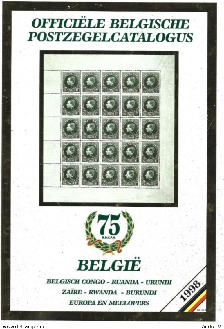 Postzegel Catalogus 1998 - Bélgica