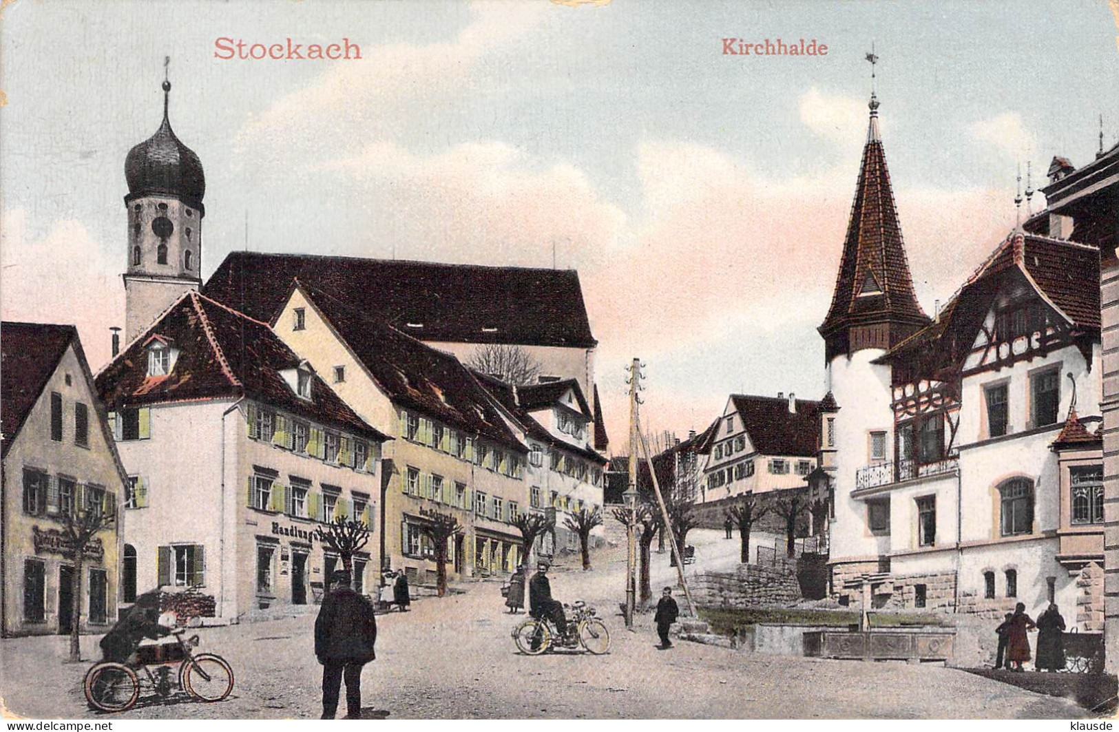 Stockach - Kirchhalde Gel.1909 - Stockach