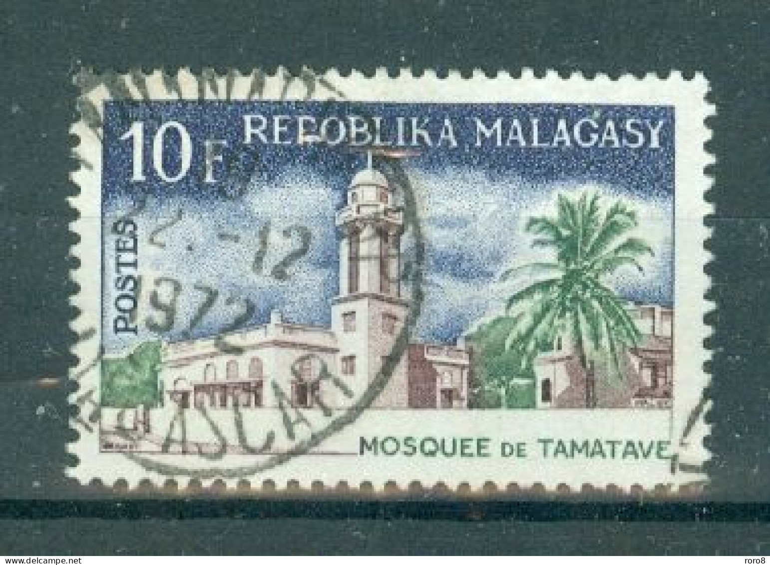 MADAGASCAR - N°433 Oblitéré. Edifices Religieux. - Moscheen Und Synagogen