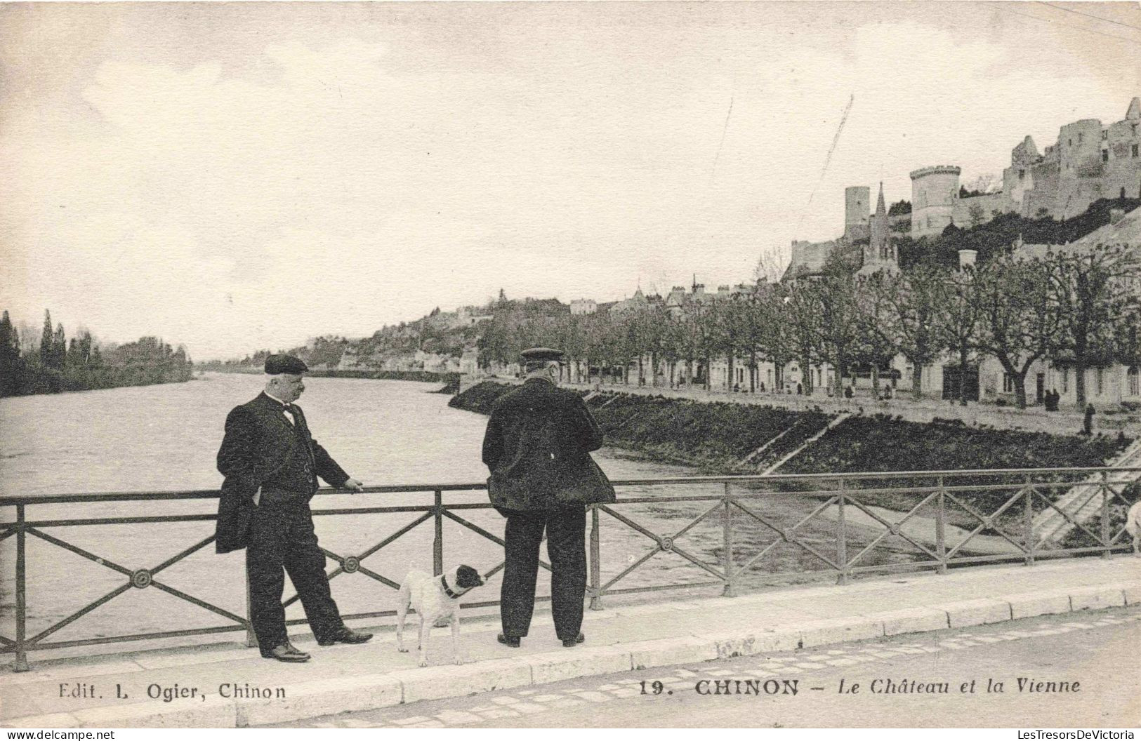 FRANCE - Chinon - Le Château Et La Vienne - Carte Postale Ancienne - Chinon