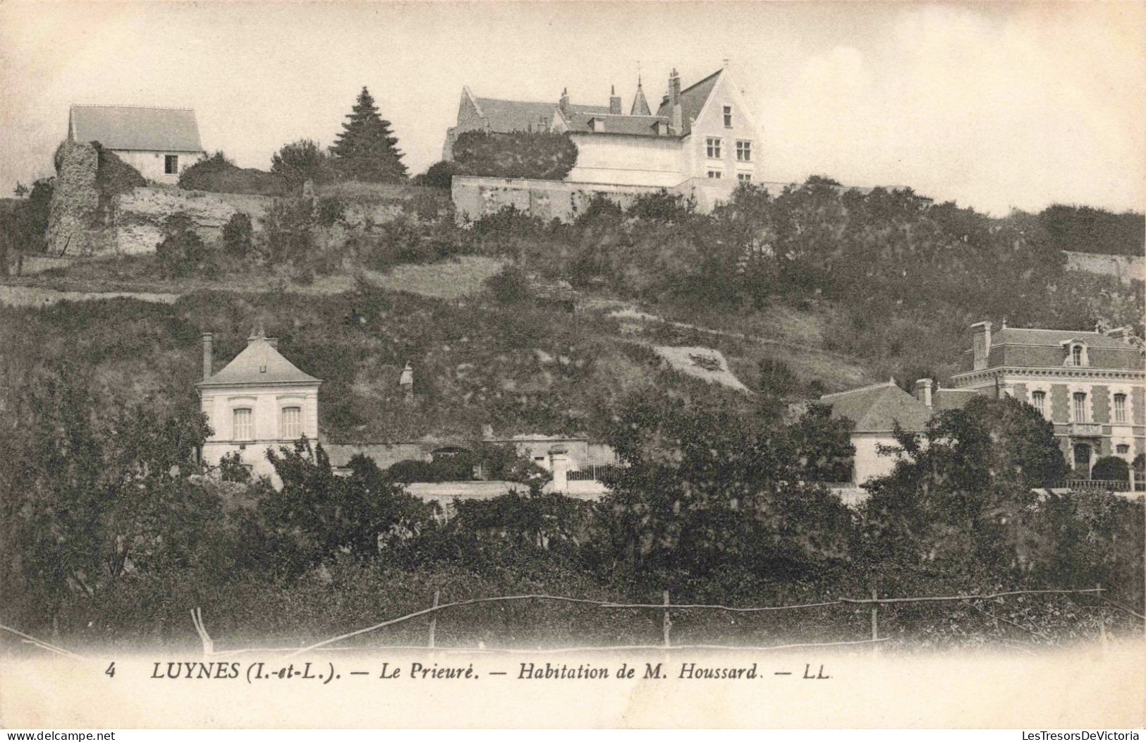 FRANCE - Luynes - Le Prieuré - Habitation De M Houssard - Carte Postale Ancienne - Luynes