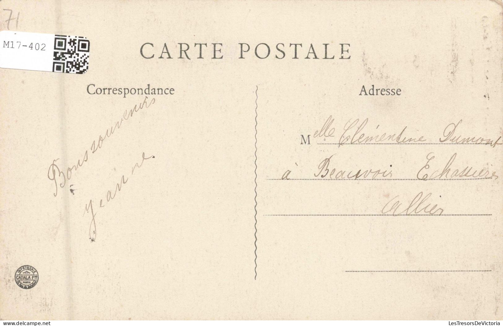 FRANCE - Paray Le Monial - Abside De La Basilique - Carte Postale Ancienne - Paray Le Monial