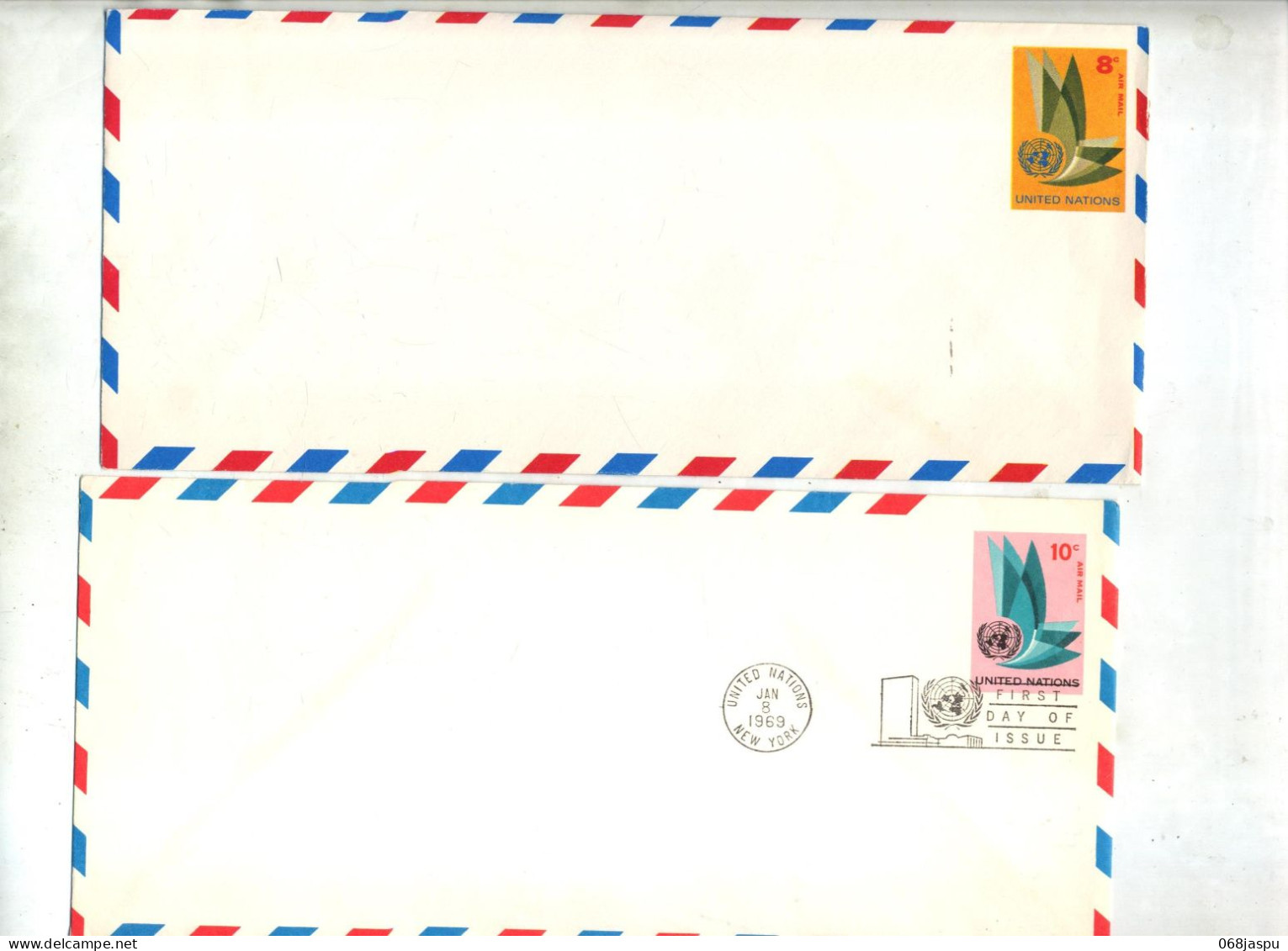 Lettre Entiere 8 C 10 C Logo Neuf Fdc - Storia Postale