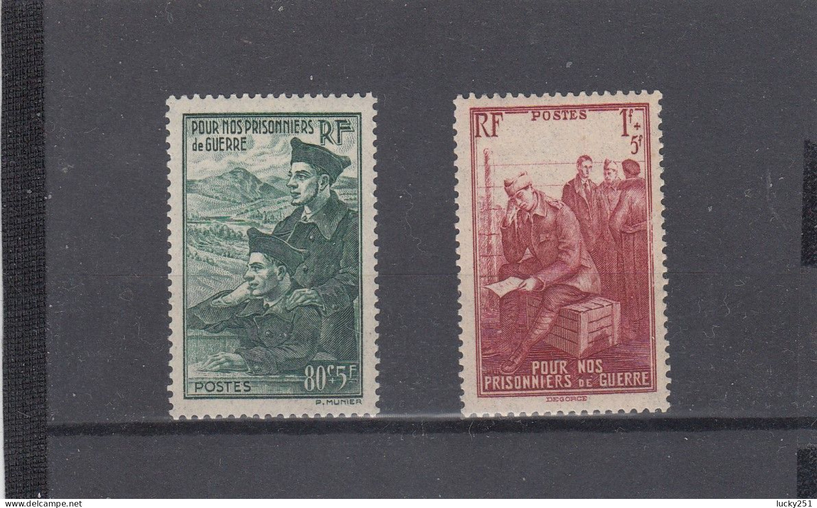 France - Année 1941 - Neuf** - N°YT 474/75** - Au Profit Des Prisonnières De Guerre - Unused Stamps