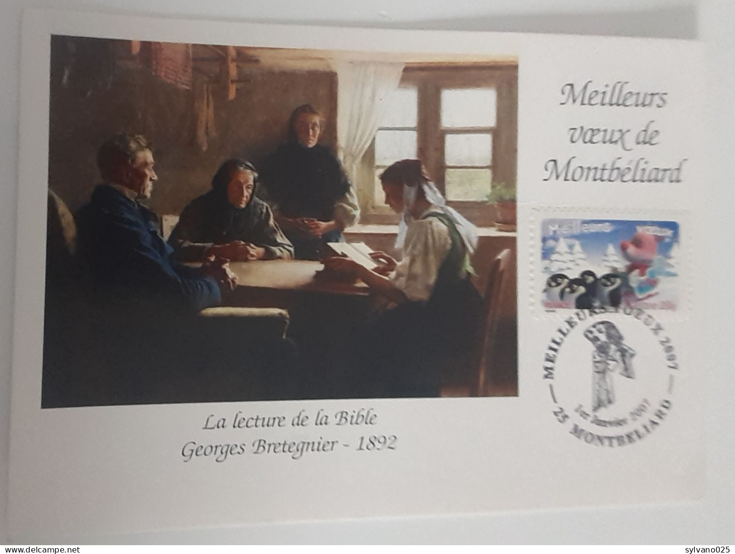 Jour De L'An 2007  -  Montbéliard - Lettres & Documents