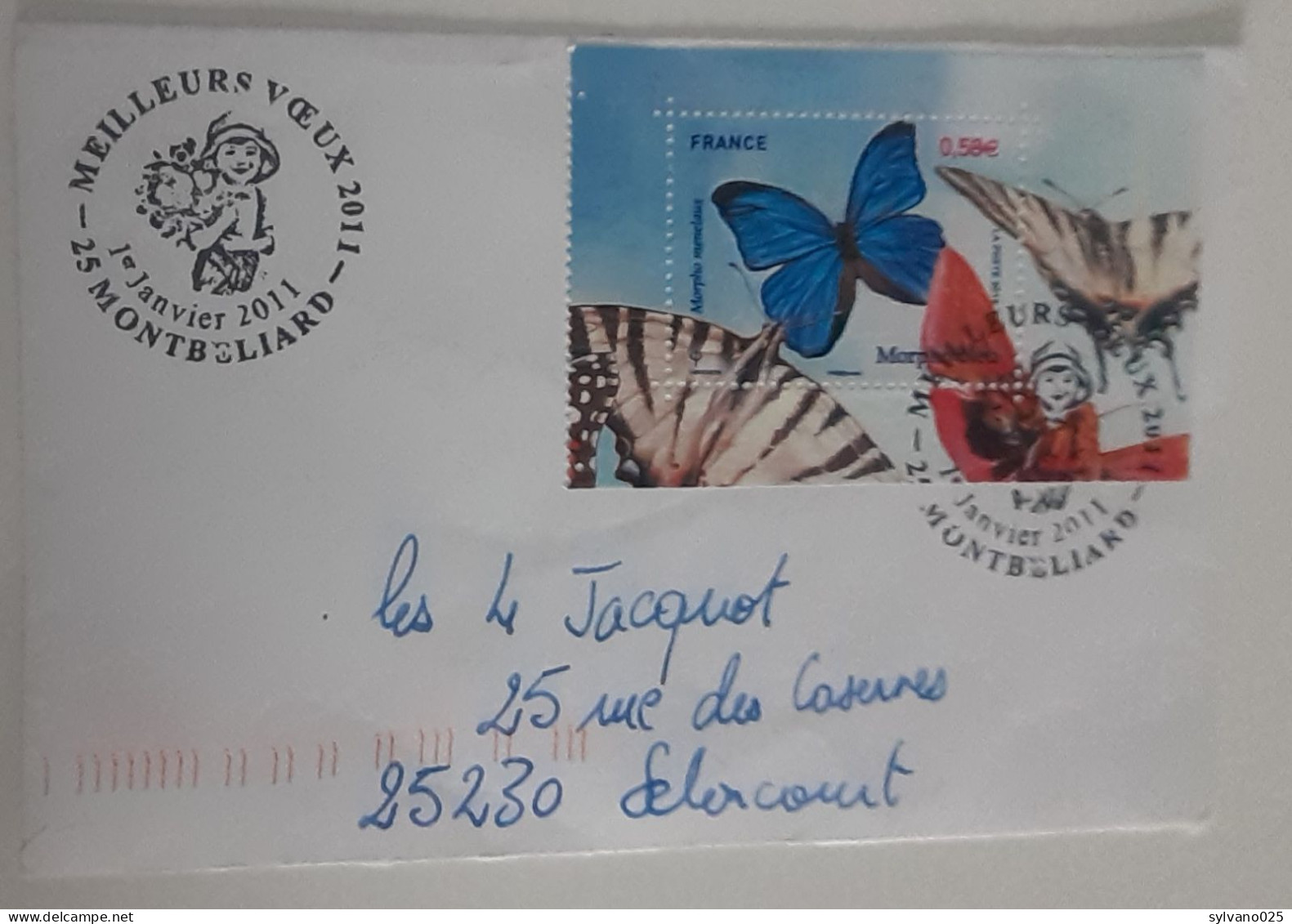 Jour De L'An 2011  -  Montbéliard - Storia Postale