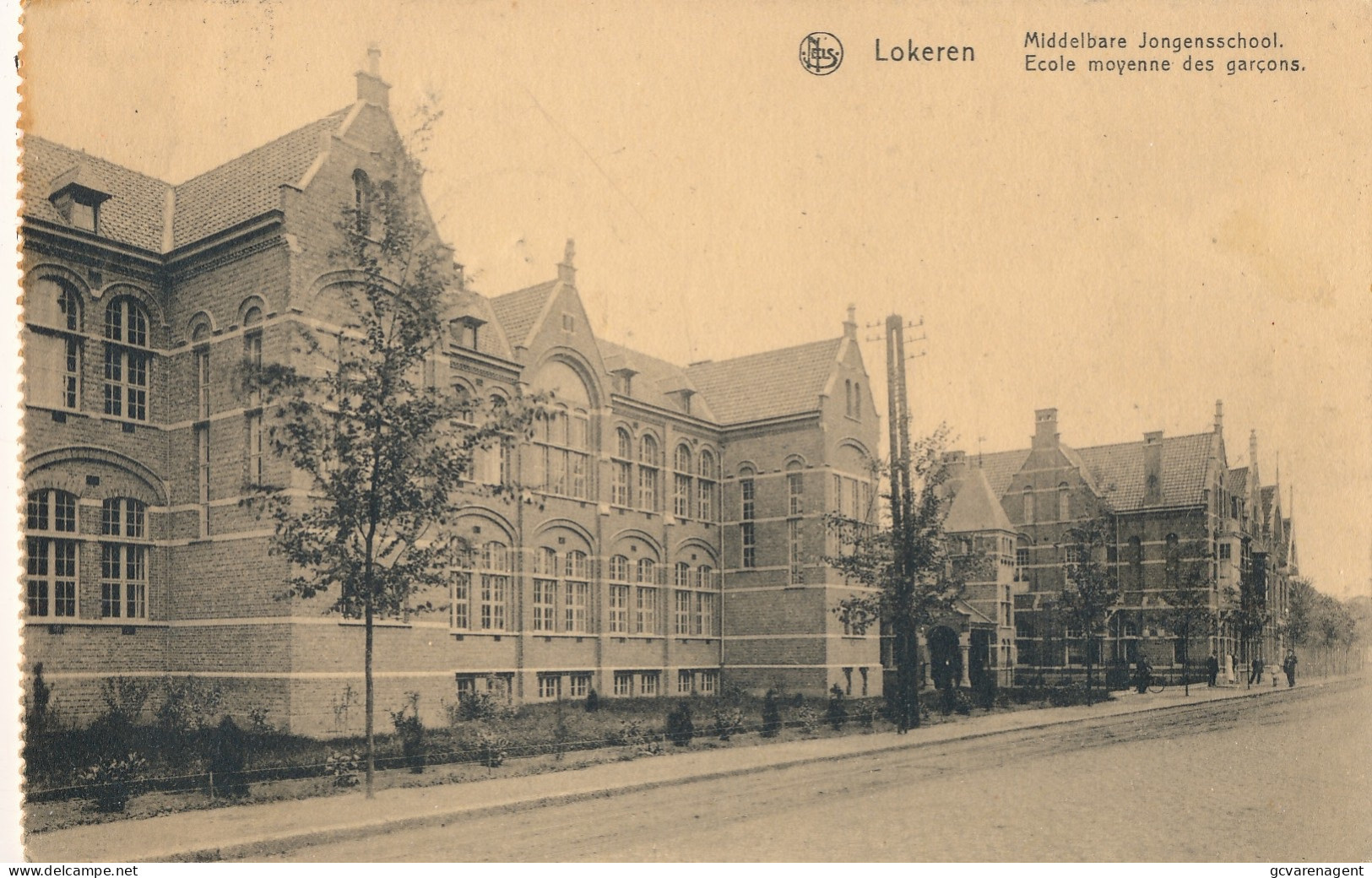 LOKEREN   MIDDELBARE JONGENSSCHOOL           2 SCANS - Lokeren