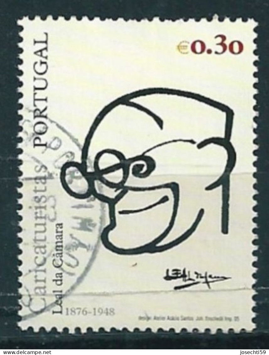 N° 2908 Caricature Leal Da Câmara  0.30&euro;  Timbre Portugal   Oblitéré 2005 - Used Stamps