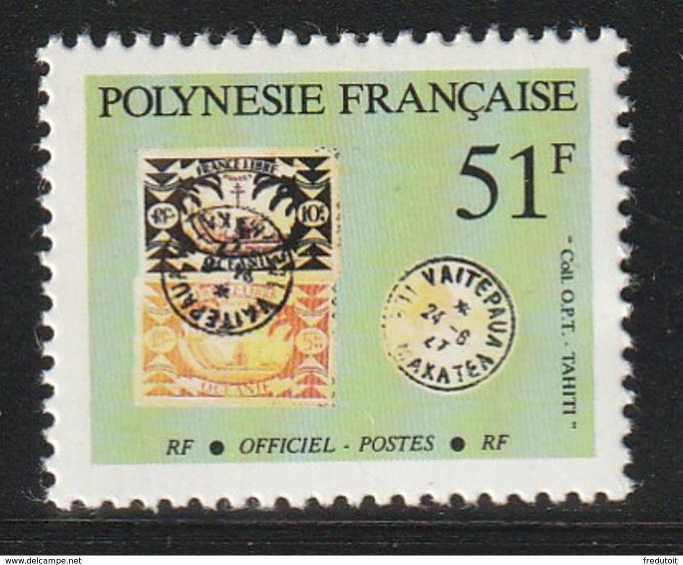 POLYNESIE - Timbres De Service  N° 26  ** (1994) - Oficiales