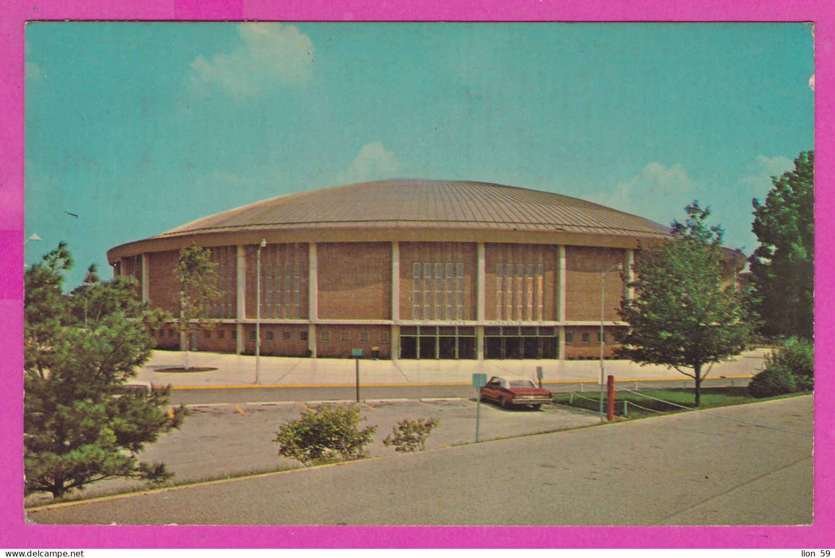 298402 / USA Lafayette Indiana - Purdue University Purdue Basketball Arena (Mackey Complex) Used 1968 - 3+10c Liberty - Lafayette