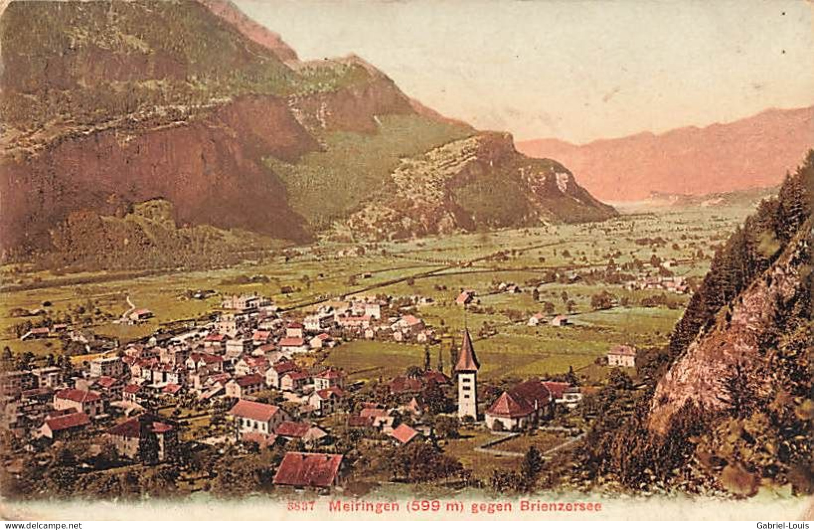Meiringen Gegen Brienzersee 1909 - Brienz