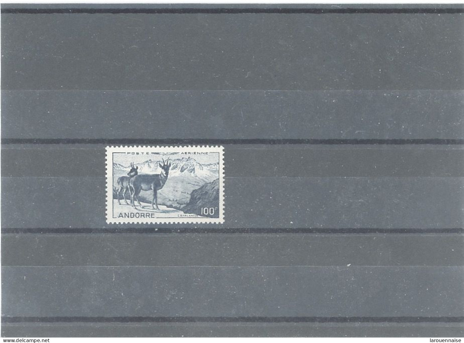 ANDORRE FRANÇAIS - PA N°1 N* - Airmail