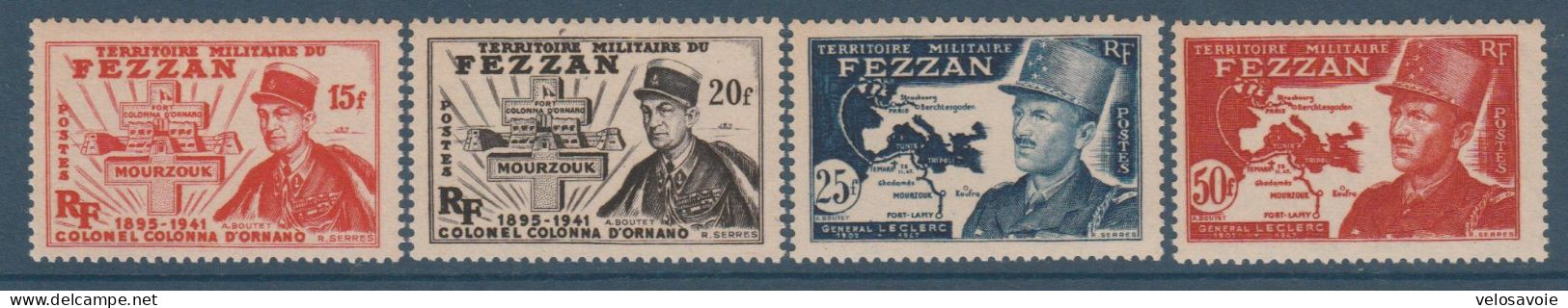 FEZZAN N° 43/53 ** - Unused Stamps